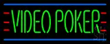 Video Poker LED Neon Sign