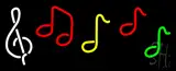 Musical Notes LED Neon Sign