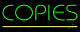 Green Copies LED Neon Sign