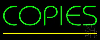 Green Copies LED Neon Sign