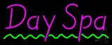Pink Day Spa Green Waves Neon Sign