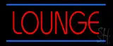 Lounge LED Neon Sign with Blue Lines