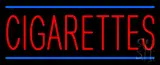 Red Cigarettes Blue Lines Neon Sign