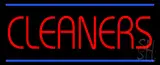 Red Cleaners Neon Sign