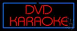 Red DVD Karaoke Blue Border LED Neon Sign