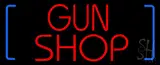 Red Gun Shop LED Neon Sign