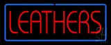 Leathers LED Neon Sign