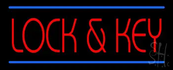 Lock and Key LED Neon Sign