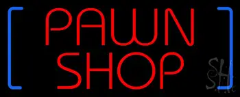 Red Pawn Shop LED Neon Sign