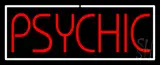 Psychic White Border Neon Sign