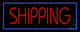 Shipping Blue Border LED Neon Sign