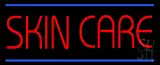 Red Skin Care Blue Lines LED Neon Sign