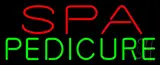 Red Spa Pedicure Neon Sign