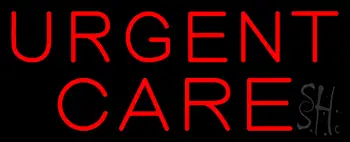 Red Urgent Care Neon Sign