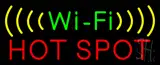Wi-Fi Red Hot Spot Neon Sign