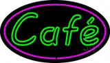 Cafe Oval LED Neon Sign