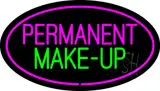 Permanent Make-Up Oval Pink LED Neon Sign
