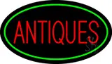 Antiques Green Oval LED Neon Sign