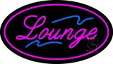 Lounge Oval Pink LED Neon Sign