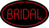 Bridal Block Oval Red LED Neon Sign