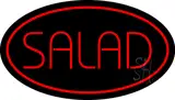 Red Salad Oval Red LED Neon Sign