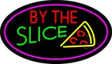 By the Slice Oval Pink LED Neon Sign