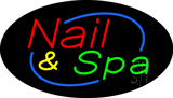 Deco Style Nails and Spa Animated Neon Sign