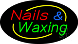Deco Style Nails and Waxing Animated Neon Sign