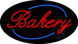 Cursive Red Bakery Animated Neon Sign