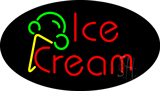 Red Ice Cream Animated Neon Sign