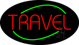 Deco Style Travel Flashing Neon Sign