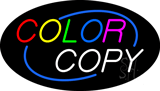 Multi Colored Color Copy Animated Neon Sign