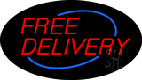 Deco Style Free Delivery Flashing Neon Sign