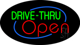 Drive-Thru Open Animated Neon Sign