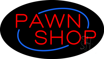 Pawn Shop Animated Neon Sign