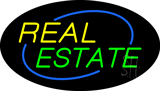 Deco Style Real Estate Animated Neon Sign