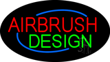 Deco Style Airbrush Design Animated LED Neon Sign