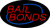Deco Style Bail Bonds Animated Neon Sign