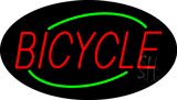 Deco Style Bicycle Flashing Neon Sign