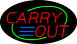 Carry Out Animated Neon Sign