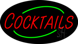 Cocktail Animated Neon Sign