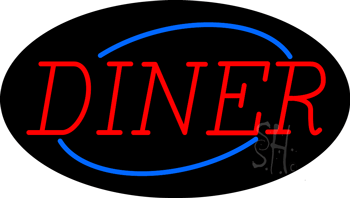 Diner Animated Neon Sign