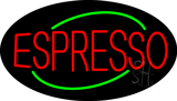 Deco Style Espresso Animated Neon Sign
