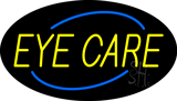 Yellow Deco Style Eye Care Animated Neon Sign