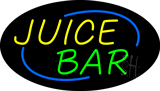 Deco Style Juice Bar Animated Neon Sign