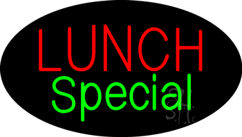 Lunch Special Animated Neon Sign