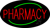 Deco Style Red Pharmacy Animated Neon Sign