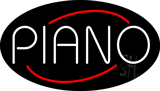 Deco Style Piano Flashing Neon Sign