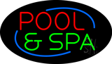 Pool and Spa Animated Neon Sign
