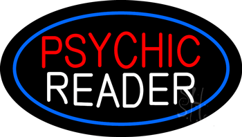 Psychic Reader Flashing Neon Sign